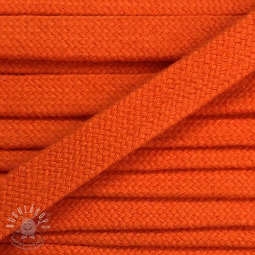 Bavlnená šnůra plochá 17 mm oranžová
