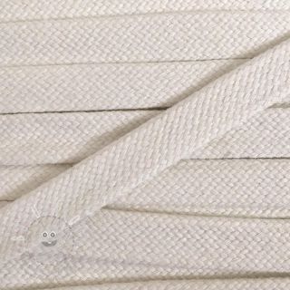 Bavlnená šnůra plochá 20 mm cream