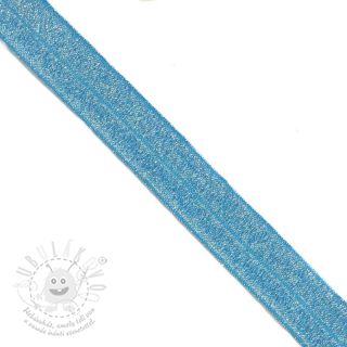 Lemovací guma glitter 20 mm blue