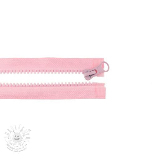 Zip dělitelný 75 cm pink