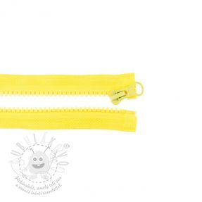 Zip dělitelný 75 cm yellow