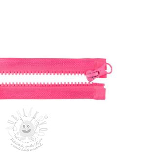 Zip dělitelný 75 cm fuchsia