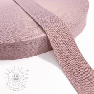 Popruh bavlna 4 cm old pink