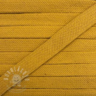 Bavlnená šnůra plochá 17 mm ochre