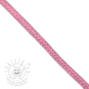 Šnůra Lurex 10 mm pink