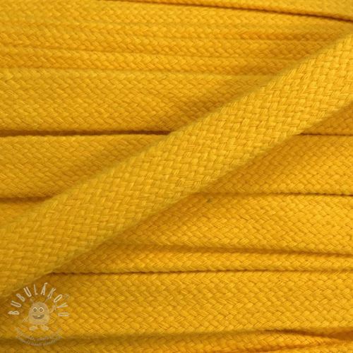 Bavlnená šnůra plochá 20 mm yellow
