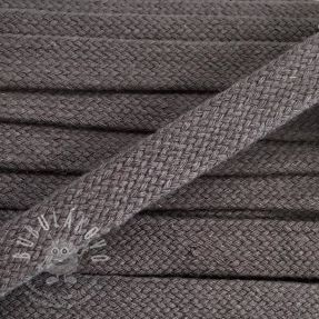 Bavlnená šnůra plochá 20 mm dark grey