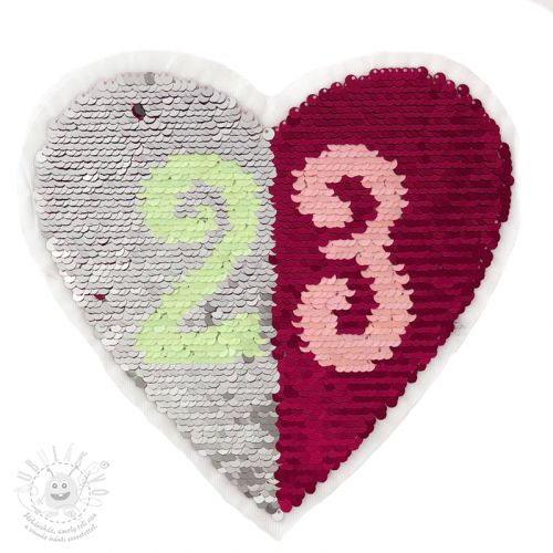 Flitry oboustranné Heart 23