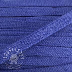 Bavlnená šnůra plochá 20 mm cobalt