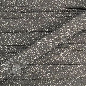 Bavlnená šnůra plochá 20 mm Melir grey