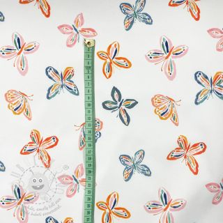 Softshell zimní Butterfly white digital print