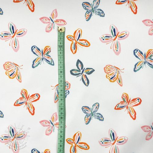 Softshell zimní Butterfly white digital print