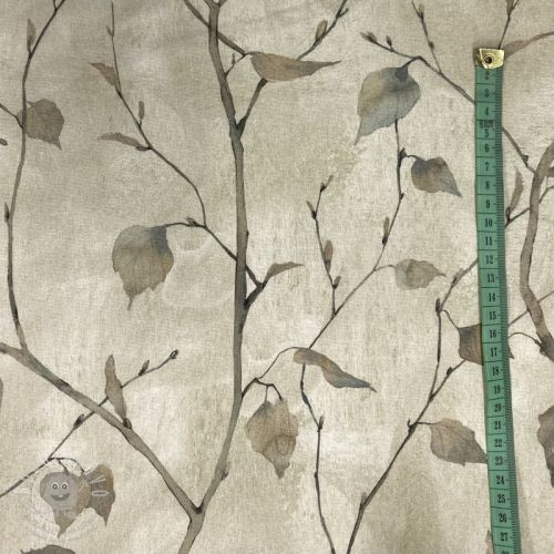 Dekorační látka Leaf branch serene digital print