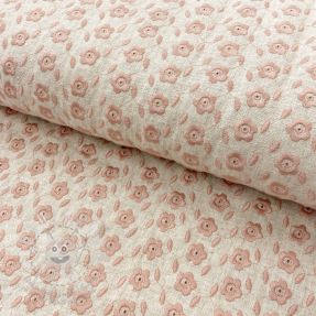 Viskóza se lnem embroidery Michaela rose