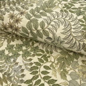 Dekorační látka Garland garden leafs digital print