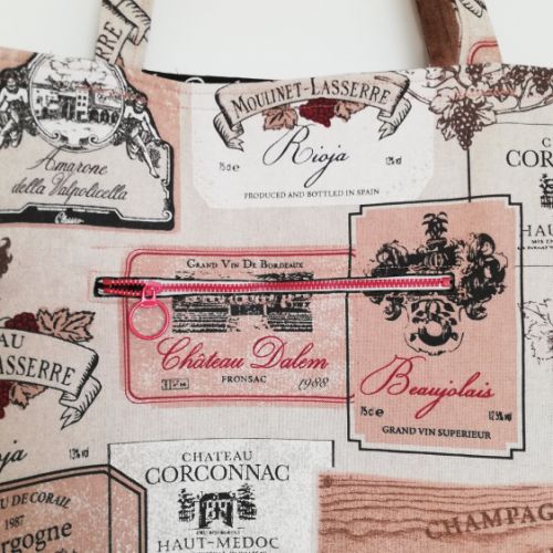 Dekorační látka Linenlook Wine label box